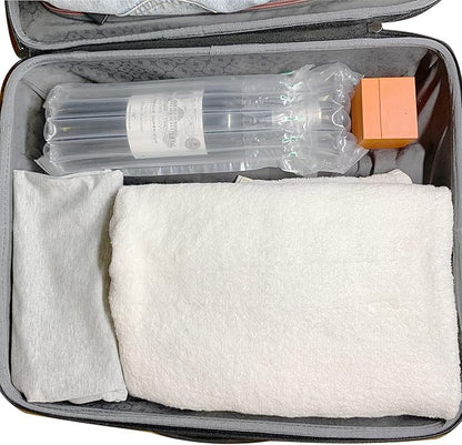 50 Pack Wine Bottle Protectors Inflatable Cushion Bags With Pump, Cushioning Wrap For Wine Bottles Airbag Packaging For Glass Bottles In Suitcase, Airplane, Express Delivery, Air Column Cushioning