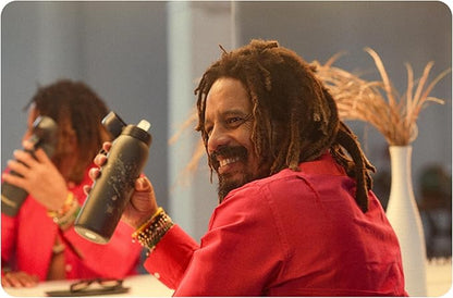 Marley Designed Bottle Pro Reusable Water Bottle with Filter, 80+ contaminants Filtered, BPA Free, Sustainable Refills, 750ml, Filter Bottle + 1 Refill Included