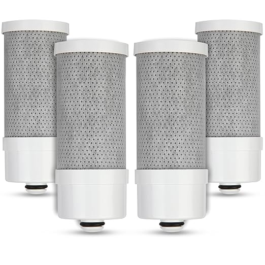 4pcs Filter Replacements for Faucet Mount Water Filtration System