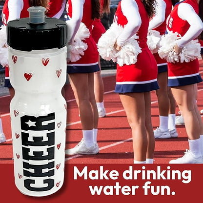 50 Strong Kids Water Bottle | 22 oz. BPA- Free Sports Squeeze Water Bottles with Pull Top Cap |Perfect Water Bottle for School | Reusable & Durable for Boys & Girls | Made in USA