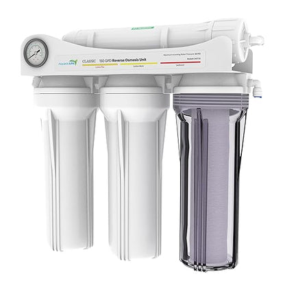 Aquatic Life 150 GPD Hydroponic Reverse Osmosis Filter System RO Water Filtration Unit, High Efficiency