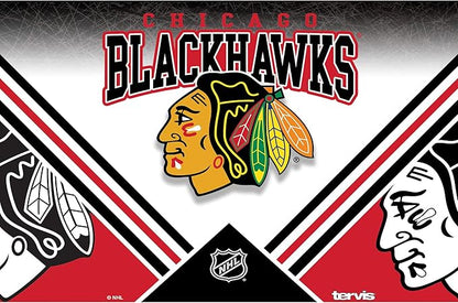 Tervis Triple Walled NHL Chicago Blackhawks Insulated Tumbler Cup Keeps Drinks Cold & Hot, 30oz - Stainless Steel, Ice