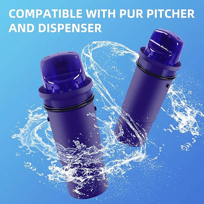 6-Pack PPF900Z Water Filter Replacement for PUR, PUR Plus Pitcher and Dispenser, Water Filters Replace PPF900Z, PPF951K,CRF950Z,PPT700W, PPT711W