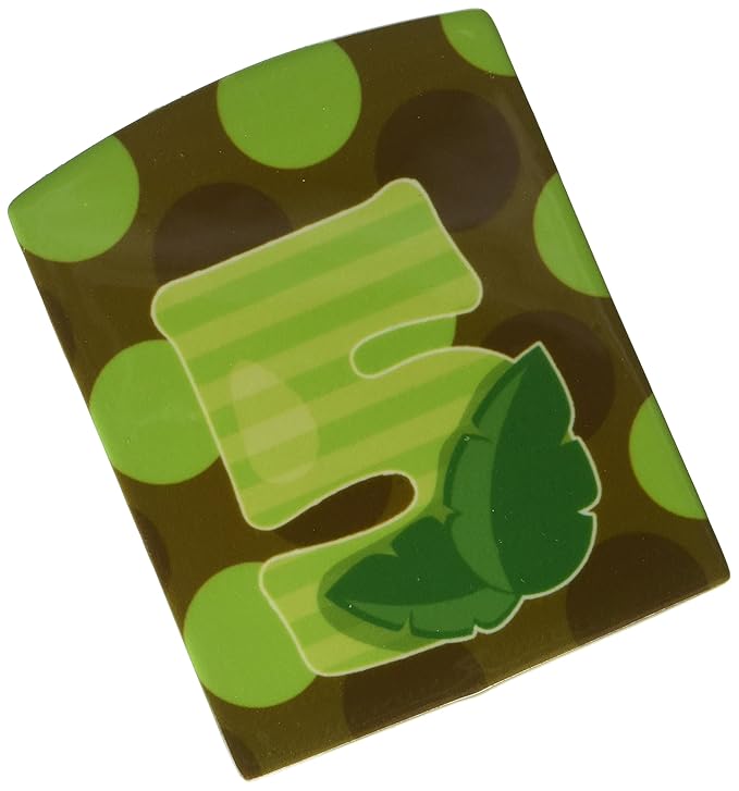 Caroline's Treasures BB9012CNL Zoo Month 5 Ceramic Night Light Compact, UL-Certified, Ideal for Bedroom, Bathroom, Nursery, Hallway, Kitchen, 6x4x3, Multicolor