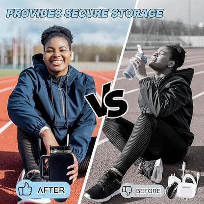 Water Bottle Pouch for Stanley Quencher Adventure 40oz & Stanley IceFlow 20oz 30oz,Tumbler Pouch with Pocket, for Keys, Wallet, Cards, Earphone,Compact, Versatile (Black)