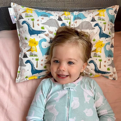 ALVABABY Toddler Pillowcases Fits 13 x 18 inch,12x 16inch Kids Sleep Pillow 2 Pack Cotton Baby Pillow Cover Envelope Children Pillowcases for Boys Girls Seaworld Dinosaur 2TPW12