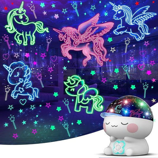 Unicorns Gifts for Girls,Girls Toys 8-10 Years Old,Girls Unicorn Toys Age 6-8.Unicorn.Night Light Projector for Girls Age 2-8.Christmas Holiday Birthday Party Unicorn Decorations for Girls Room