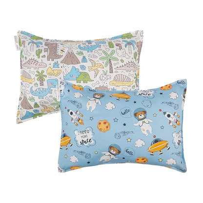 ALVABABY Toddler Pillowcases Fit 13x 18,14x 19 Kids Pillow Cotton Baby Pillow Cover Envelope Pillow Cover for Boys Girls 2 Pieces of Pillowcase Sets