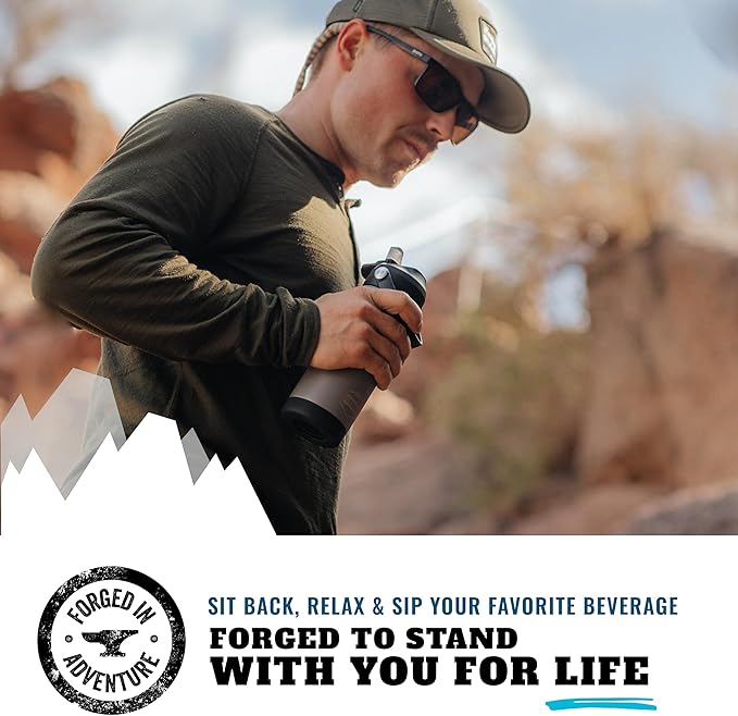 Cordova Outdoors Trailhead Class Water Bottle, Yonder, 18 oz