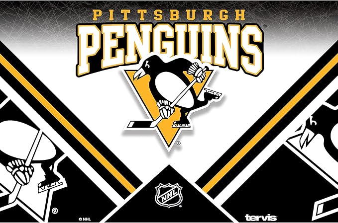 Tervis NHL Pittsburgh Penguins - Ice Triple Walled Insulated Tumbler Travel Cup Keeps Drinks Cold & Hot, 30oz Legacy, Stainless Steel