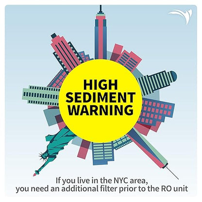 AquaticLife 5-Stage 200 GPD Hydroponic Reverse Osmosis Water Filtration System RO Filter Unit, High Efficiency