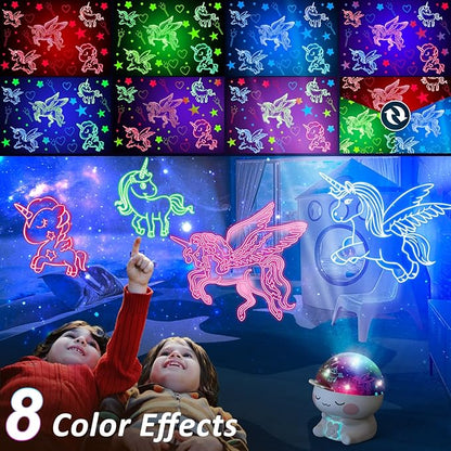 Unicorns Gifts for Girls,Girls Toys 8-10 Years Old,Girls Unicorn Toys Age 6-8.Unicorn.Night Light Projector for Girls Age 2-8.Christmas Holiday Birthday Party Unicorn Decorations for Girls Room