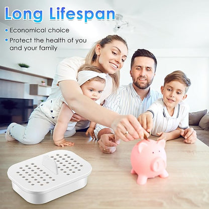 5 Pack Water Pitcher Dispenser Filter Replacement, Compatible with Nakii Filter Pitcher NFP-100, Reduces Chlorine, Sediment, Color and Odor, Replacement Filters for Pitcher