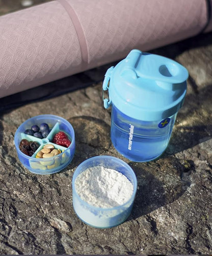 smartshake Smartshake Original 2GO, 20 oz Shaker Cup, Blue (Packaging May Vary)