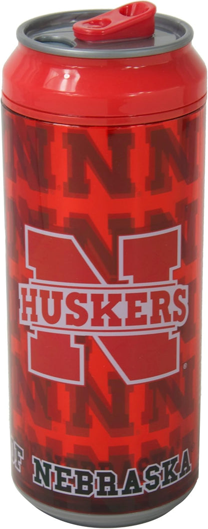 Cool Gear University of Nebraska Can, 16 oz, Red
