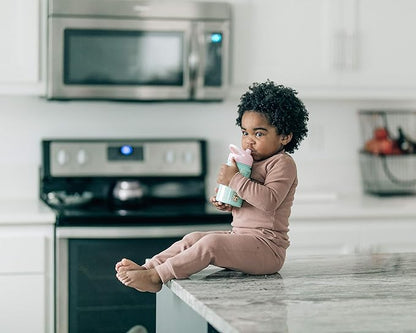 Simple Modern Wide Mouth Lid Leak Proof Straw Chug Handle Flip Fits Summit Water Bottles and Hydro Flask, Sippy, Riptide