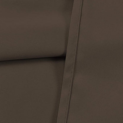 Brown Curtain Valances for Windows Kitchen Blackout Thermal Insulated Curtain Valance for Living Room for Bedroom Kids Room/Cafe/Loft 70X18 1 Panel Coffee Brown
