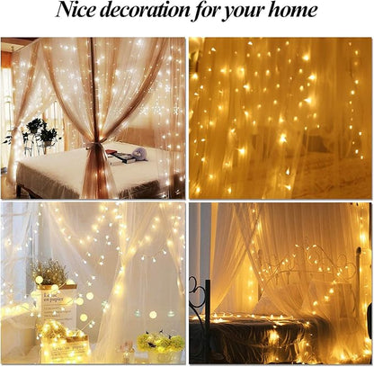 AIFUSI Mosquito Net, King Size Four Corner Post Curtains Bed Canopy for Single to Fits All Cribs and Beds for Adult Bedroom, Kids Rooms, Baby Bassinet, Garden, Camping（White）