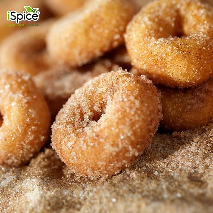 iSpice PREMIUM CINNAMON SUGAR SPRINKLE | Pure and Fresh | Essential Kitchen Spice| DELICIOUS- Free of ANY Artificial Colors9 oz (256g)