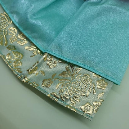 Korean Traditional Clothes Hanbok Wine Bottle Cover Housewarming Gifts,First Home House Homeowner Gifts (Queen-Mint)