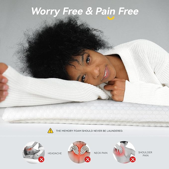 inight Stomach Sleeper Pillows, Thin Memory Foam Pillow, Flat Cooling Gel Pillow for Sleeping Travel with Adjustable Layer-2.75/1.97 inches, Washable Cover, Standard Size with Oeko-TEX & CertiPUR-US