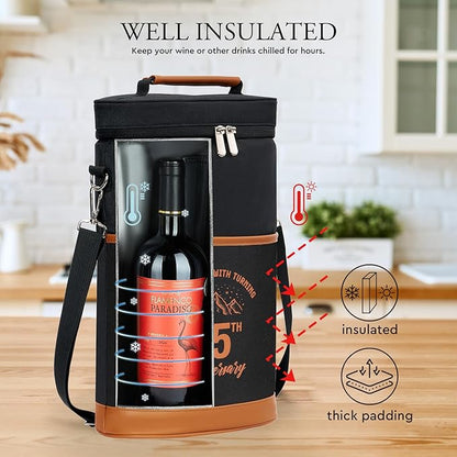 AW BRIDAL 25th Anniversary Wedding Gifts for Her, Valentine's Day Anniversary Wine Gifts for Couples 25 Years Gifts Anniversary Married Gifts for Parents Grandparents Family