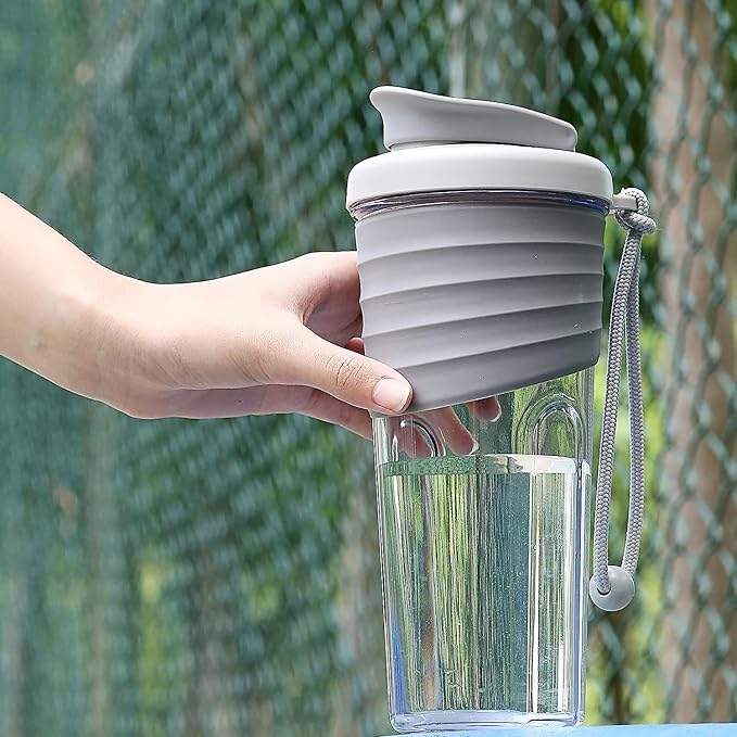 Shaker Bottle for Protein Mixes，24 oz，Protein Shaker Bottles with Whisk Ball, Mixer Bottle, Protein Bottle,Portable Pre Workout Whey Protein Drink Shaker Cup，Gray