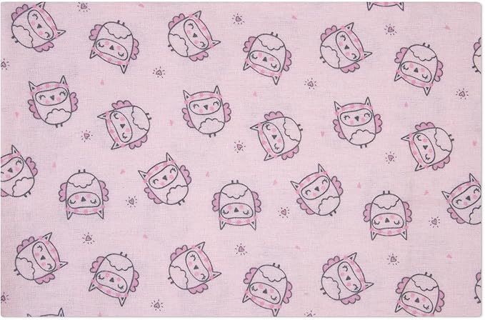 4-Pack Unisex Baby Cotton Flannel Receiving Blankets, One Size Newborn Swaddle Blankets (30 x 30)