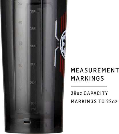 BlenderBottle Star Wars Shaker Bottle Pro Series Perfect for Protein Shakes and Pre Workout, 28-Ounce, Trench