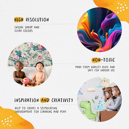 Large Animals Wall Decals for Kids by Lipastick – 177 pcs Woodland Animals Wall Stickers – Forest Animal Wall Decals for Kids Boys Baby Girls – Kids Wall Decals Bear Fox Deer Hare Raccoon Owl XXL Size