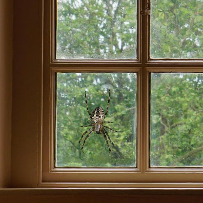 Large Realistic Spider Window Stickers, Indoor Outdoor Vinyl Stickers, Car Window Stickers for Windows Cars Laptops Motorcycles Trucks Walls (8.2" x 8.2")