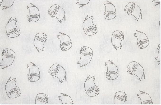 4-Pack Unisex Baby Cotton Flannel Receiving Blankets, One Size Newborn Swaddle Blankets (30 x 30)