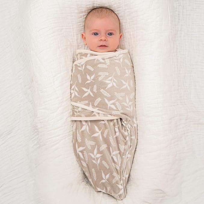 aden + anais™ Essentials Easy Swaddle™ wrap 1.5 TOG 3 Pack Rockland Marsh Velboa (0-3 Months)