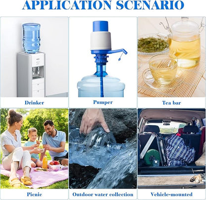 Water Storage Container, 5L/ 1. 3 Gallon Water Bottle with Screw Cap and Handle - Portable Water Jug for Sports Outdoor Travel Camping Supplies