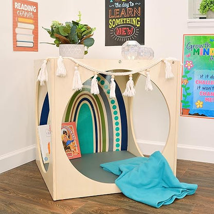 Angeles Tranquility Cube Reading Nook, Wooden