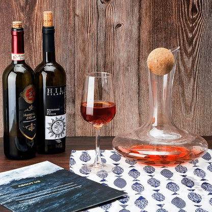 2 Pieces Wine Cork Ball Wooden Cork Ball Stopper for Wine Decanter Carafe Bottle Replacement (2.8 Inch/ 7 cm)