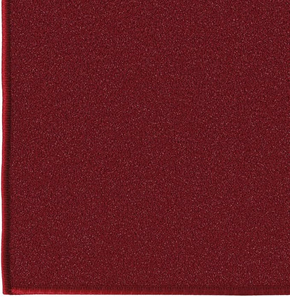 Machine Washable Modern Solid Design Non-Slip Rubberback 3x12 Traditional Runner Rug for Hallway, Kitchen, Bedroom, Living Room, 2'7" x 12', Red