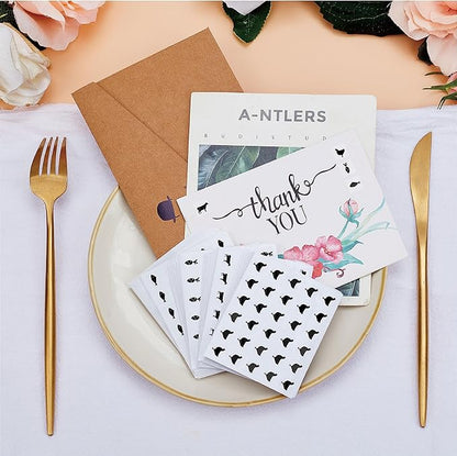 OLYCRAFT 1200pcs 4 Styles Black Meal Stickers 1 Inch Food Choice Sticker Beef/Chicken/Fish/Carrot Wedding Meal Indicator Stickers Kitchen Stickers for Place Card Wedding Party Supplies