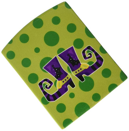 Caroline's Treasures BB9158CNL Halloween Witch's Shoes Ceramic Night Light Compact, UL-Certified, Ideal for Bedroom, Bathroom, Nursery, Hallway, Kitchen, 6x4x3, Multicolor