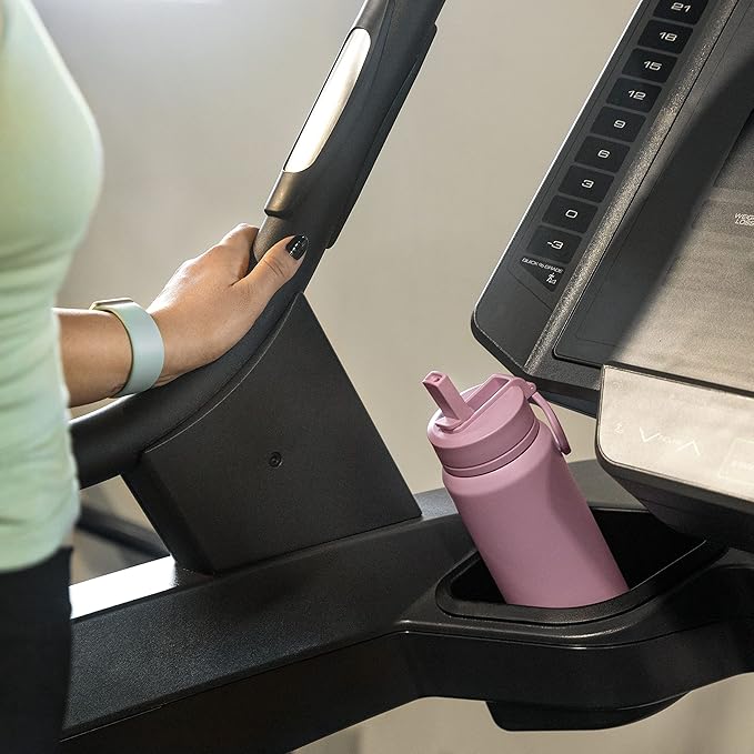 Hydrapeak 26oz Sport Insulated Water Bottle with Straw or Chug Lid, Leak & Spill Proof, Keeps Drinks Cold for 24 Hours, Hot for 12 Hours, Premium Stainless Steel Water Bottles (26oz, Modern Blue)