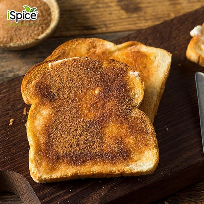 iSpice PREMIUM CINNAMON SUGAR SPRINKLE | Pure and Fresh | Essential Kitchen Spice| DELICIOUS- Free of ANY Artificial Colors9 oz (256g)