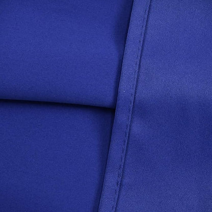 Royal Blue Valances for Bedroom Solid Blackout Thermal Insulated Cobalt Blue Valances for Windows for Living Room Kitchen Loft Grommet Top 1 Panel 42W X18 L