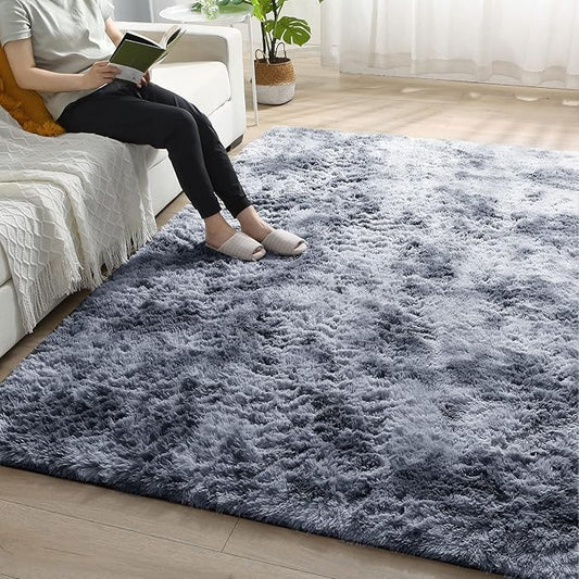 8'x10' Area Rug for Bedroom, Thickened Fluffy Rug for Living Room