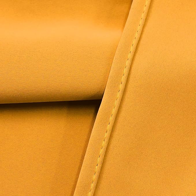 Orange Yellow Valances for Windows 70X18 Inches Blackout Thermal Insulated Valance with Grommet Top for Kitchen Living Room Short Straight Drape Valance for Bedroom Kids Room 1 Panel