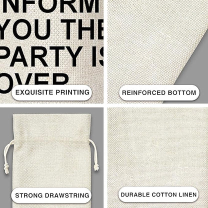 Graduation Gifts Wine Bag - Gift For Son Daughter Friend Sister Brother Girl Boy - Cotton Burlap Wine Bag (1 Pcs) - WB046