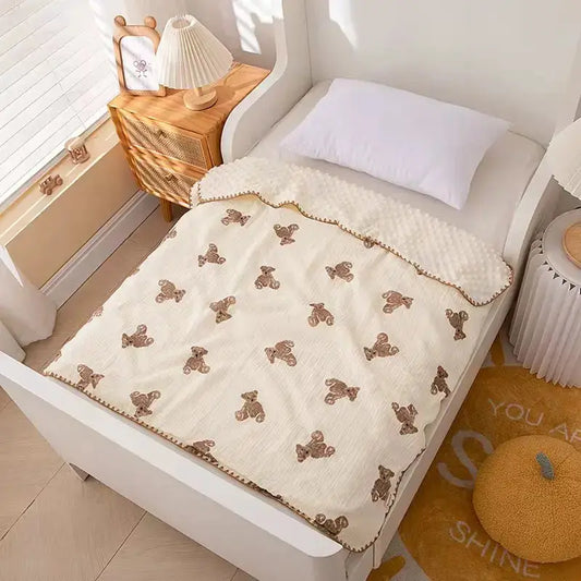 Couverture Bébé en coton à double couche Couvertures Cosy