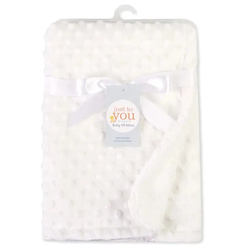 Couverture Bébé polaire blanche