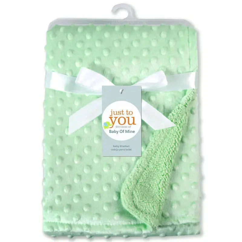 Couverture Bébé polaire vert