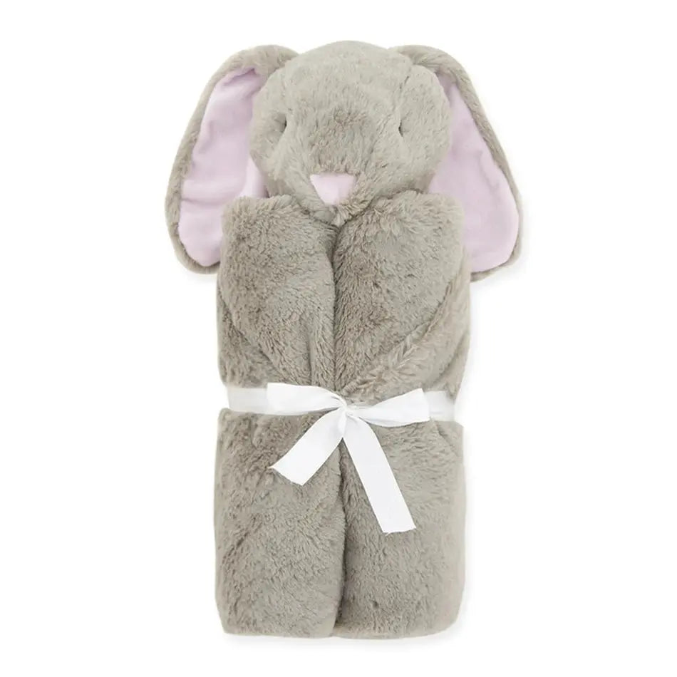 Couverture Doudou lapin gris