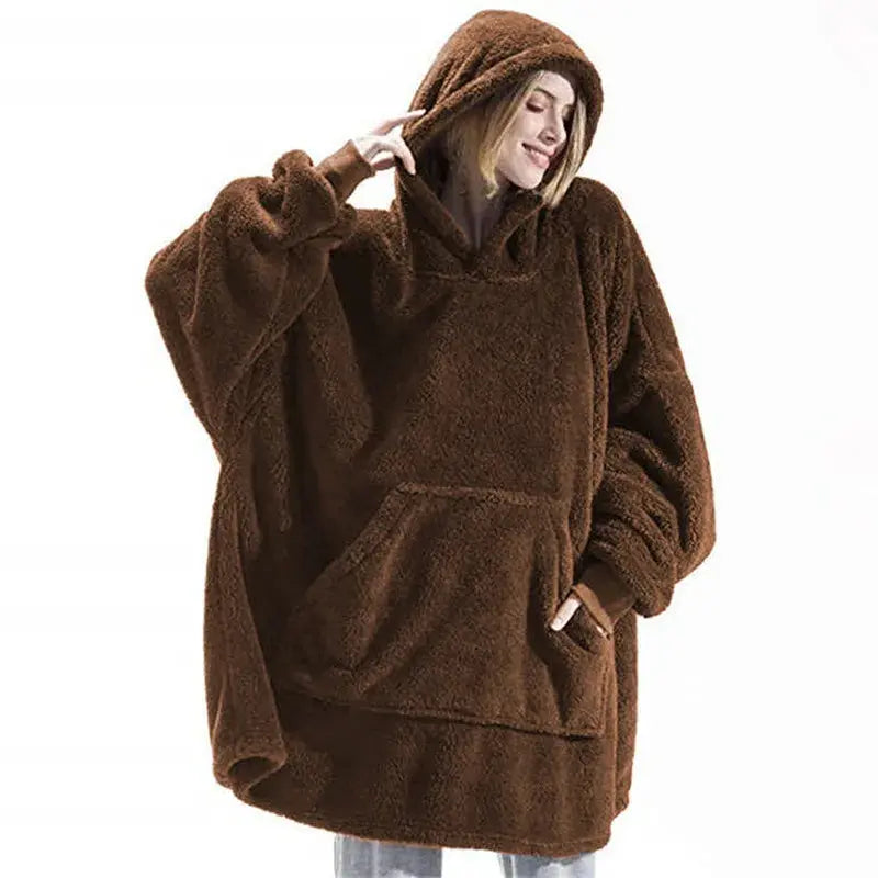 Couverture Pull Brun